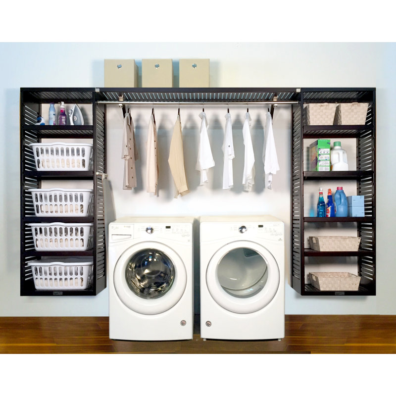 John Louis Home Premium Solid Wood Laundry Room Organizer Wayfair